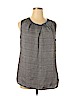 Coldwater Creek 100% Polyester Gray Sleeveless Blouse Size XL - photo 1