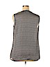 Coldwater Creek 100% Polyester Gray Sleeveless Blouse Size XL - photo 2