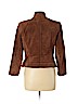 Banana Republic 100% Leather Brown Leather Jacket Size L (petite) - photo 2