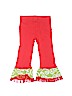 Ann Loren 100% Cotton Print Red Casual Pants Size 3T - 2 - photo 2
