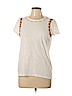 Ann Taylor LOFT Outlet White Short Sleeve T-Shirt Size M (petite) - photo 1