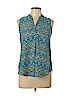 papermoon designed exclusively for Stitch Fix 100% Polyester Blue Sleeveless Blouse Size S (petite) - photo 1