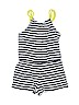 Baby Gap 100% Cotton Stripes Gray Romper Size 4 - photo 1