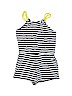 Baby Gap 100% Cotton Stripes Gray Romper Size 4 - photo 2