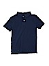 Cat & Jack 100% Polyester Solid Blue Short Sleeve Polo Size 8 - 10 - photo 1