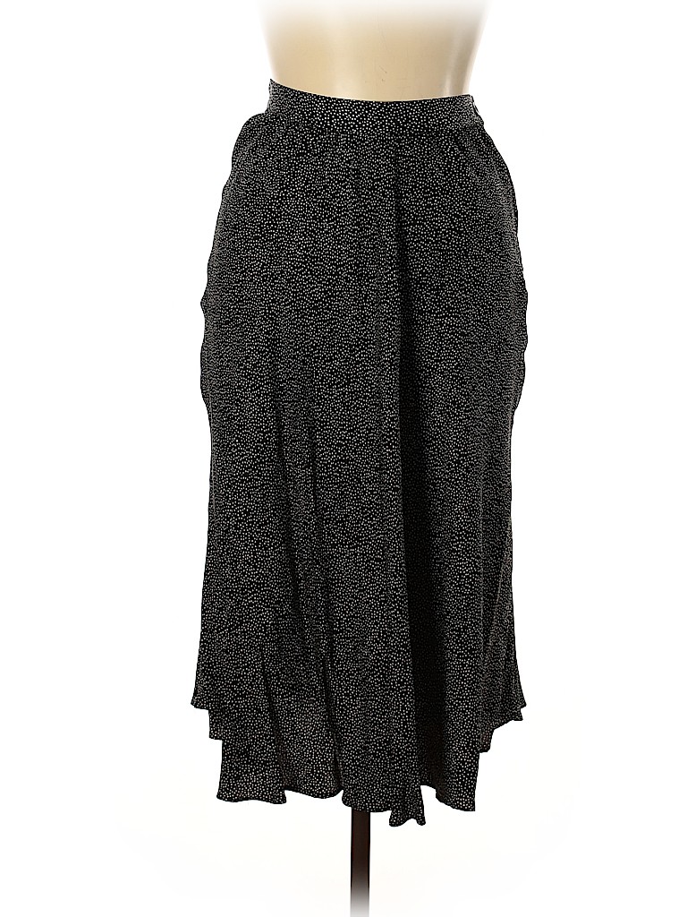 Assorted Brands 100% Silk Black Silk Skirt Size 6 - photo 1