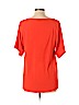 St. John Orange Short Sleeve Blouse Size P (petite) - photo 2