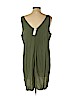 Old Navy 100% Rayon Green Casual Dress Size L (petite) - photo 2