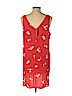 Old Navy 100% Rayon Red Casual Dress Size L (petite) - photo 2