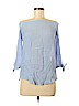 Ann Taylor Blue 3/4 Sleeve Blouse Size M (petite) - photo 1