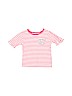 Carter's 100% Cotton Floral Stripes Pink Short Sleeve T-Shirt Size 3T - photo 1