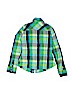 Justice 100% Cotton Green Long Sleeve Button-Down Shirt Size 14 - photo 2