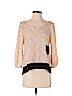 BCBGeneration 100% Polyester Tan 3/4 Sleeve Blouse Size S - photo 1