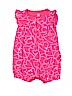 Carter's 100% Cotton Hearts Pink Short Sleeve Outfit 9-12 MO / 12 MO - photo 1