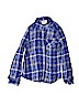 Justice Blue Long Sleeve Blouse Size 14 - photo 1