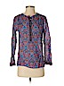 Ann Taylor Blue Long Sleeve Blouse Size S (petite) - photo 1