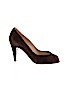 Bruno Magli 100% Suede Brown Heels Size 4 - photo 1