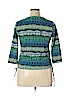 Caribbean Joe Blue 3/4 Sleeve Top Size XL (petite) - photo 2