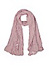 Lafayette 148 New York 100% Cotton Stripes Pink Scarf One size - photo 1