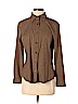 Chadwicks Brown Long Sleeve Button-Down Shirt Size S (petite) - photo 1