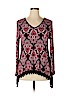 New Directions Red Long Sleeve Top Size L (petite) - photo 1