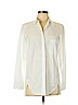 Theory 100% Cotton White Long Sleeve Button-Down Shirt Size P (petite) - photo 1