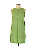 J.jill 100% Linen Green Casual Dress Size XS (petite) - photo 1