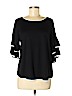 Cable & Gauge Black 3/4 Sleeve Top Size M - photo 1