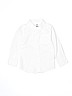 Old Navy 100% Cotton Solid White Long Sleeve Button-Down Shirt Size 4T - photo 1