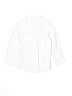 Old Navy 100% Cotton Solid White Long Sleeve Button-Down Shirt Size 4T - photo 2