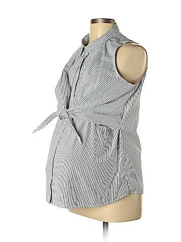 Motherhood Sleeveless Button-Down Shirt (view 1)