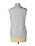 Motherhood 100% Cotton Gray Sleeveless Button-Down Shirt Size L - photo 2