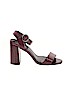 New Look Burgundy Heels Size 5 - photo 1