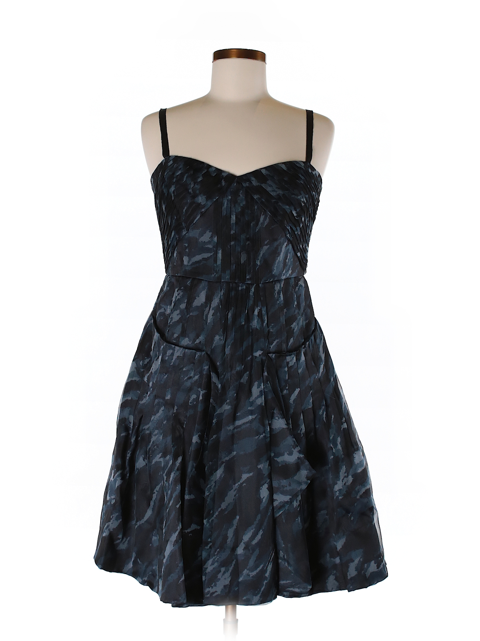 BCBGMAXAZRIA 100% Silk Print Silk Dress Size 8 - 86% off | thredUP