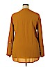 Misslook 100% Polyester Gold Long Sleeve Blouse Size 2X - photo 2