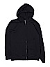 The Children's Place Black Zip Up Hoodie Size 10 - 12 - photo 1