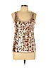 Ann Taylor LOFT 100% Cotton Gold Sleeveless Top Size L (petite) - photo 1