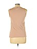 Ann Taylor LOFT 100% Cotton Gold Sleeveless Top Size L (petite) - photo 2