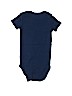 Carter's 100% Cotton Blue Short Sleeve Onesie 9-12 MO / 12 MO - photo 2