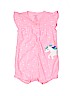 Carter's 100% Cotton Stars Pink Short Sleeve Outfit 9-12 MO / 12 MO - photo 1