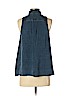 Club Monaco 100% Lyocell Blue Sleeveless Button-Down Shirt Size S (petite) - photo 2