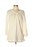 Lucky Brand 100% Cotton Ivory 3/4 Sleeve Blouse Size XL - photo 1