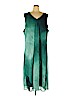 Assorted Brands 100% Polyester Green Cocktail Dress Size 34W - photo 1