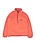 Patagonia 100% Polyester Orange Fleece Jacket Size 14 - photo 1