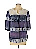 Calypso St. Barth For Target 100% Silk Purple 3/4 Sleeve Silk Top Size XL (petite) - photo 1