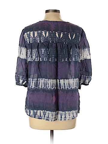 Calypso St. Barth For Target 3/4 Sleeve Silk Top (view 2)