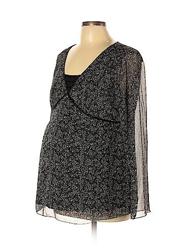 Motherhood Long Sleeve Blouse (view 1)