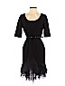 Oscar De La Renta 100% Wool Black Cocktail Dress Size 8 - photo 1