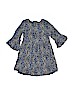 Gap Kids 100% Rayon Floral Blue Dress Size 10 - photo 2
