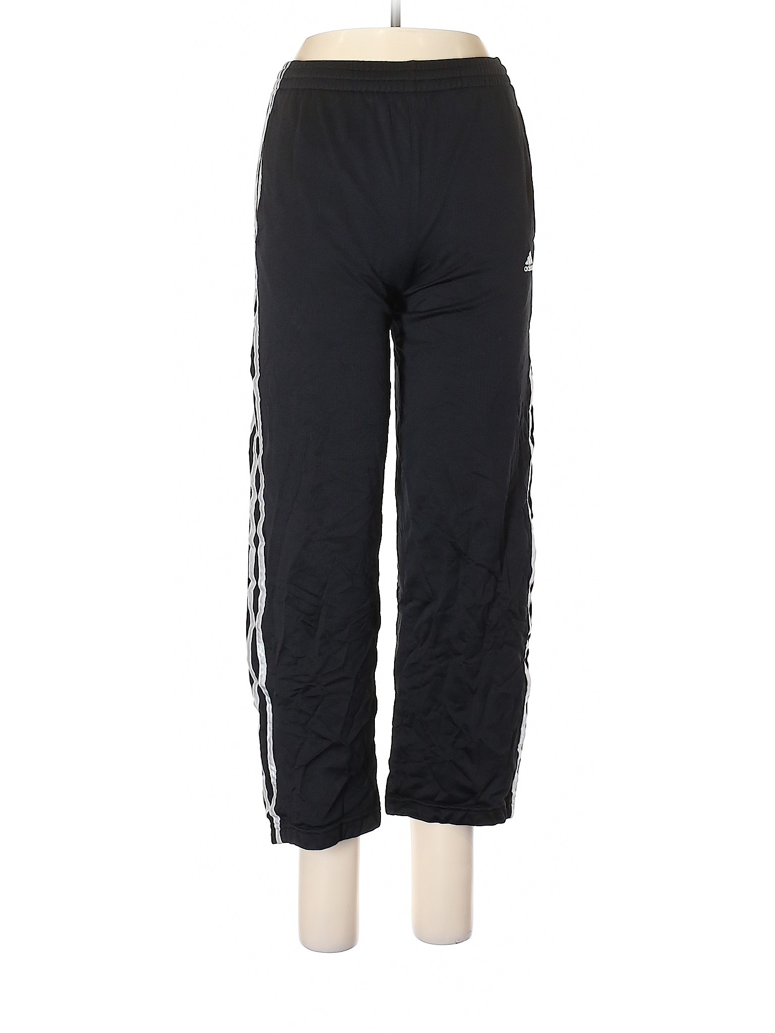 Adidas 100% Polyester Solid Black Active Pants Size L - 71% off | thredUP